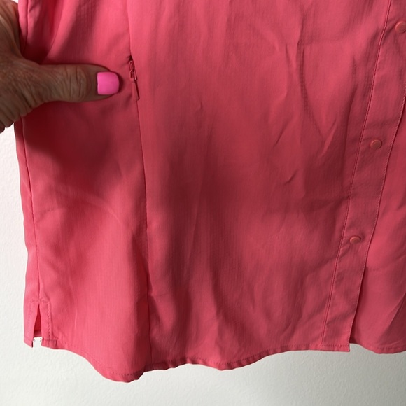 Columbia PFG Women’s Tamiami II LS Button-Up Shirt in melon color, size XL, NWT. - Picture 4 of 13